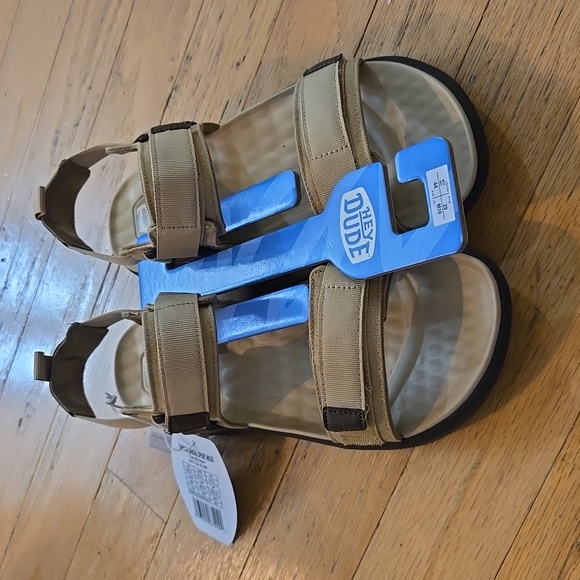 Hey Dude Other - NIP Hey Dude Carson Sandle Sport Mode Tan / Brown Men's Size 10 40712-22M